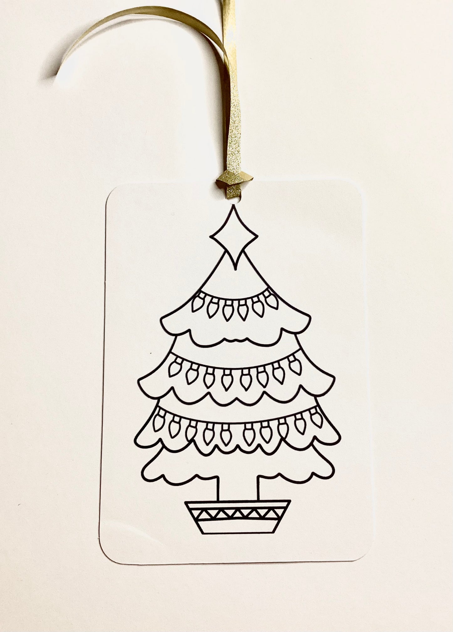 Colour in Tree Decorations set 2