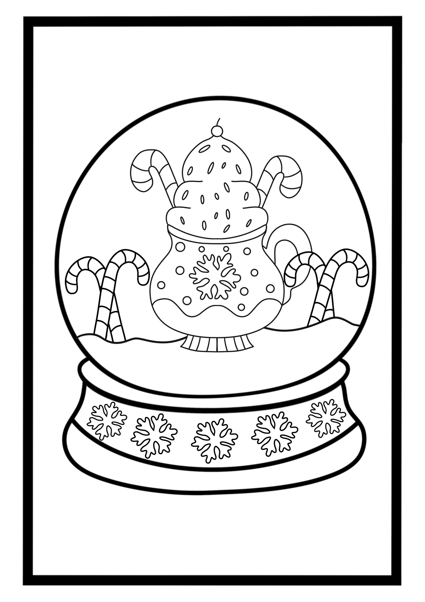 Christmas colouring book