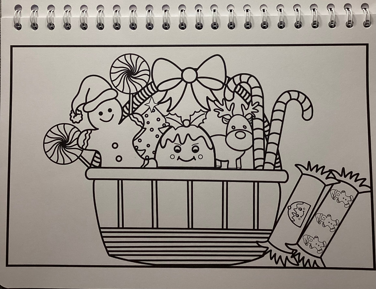 Christmas colouring book