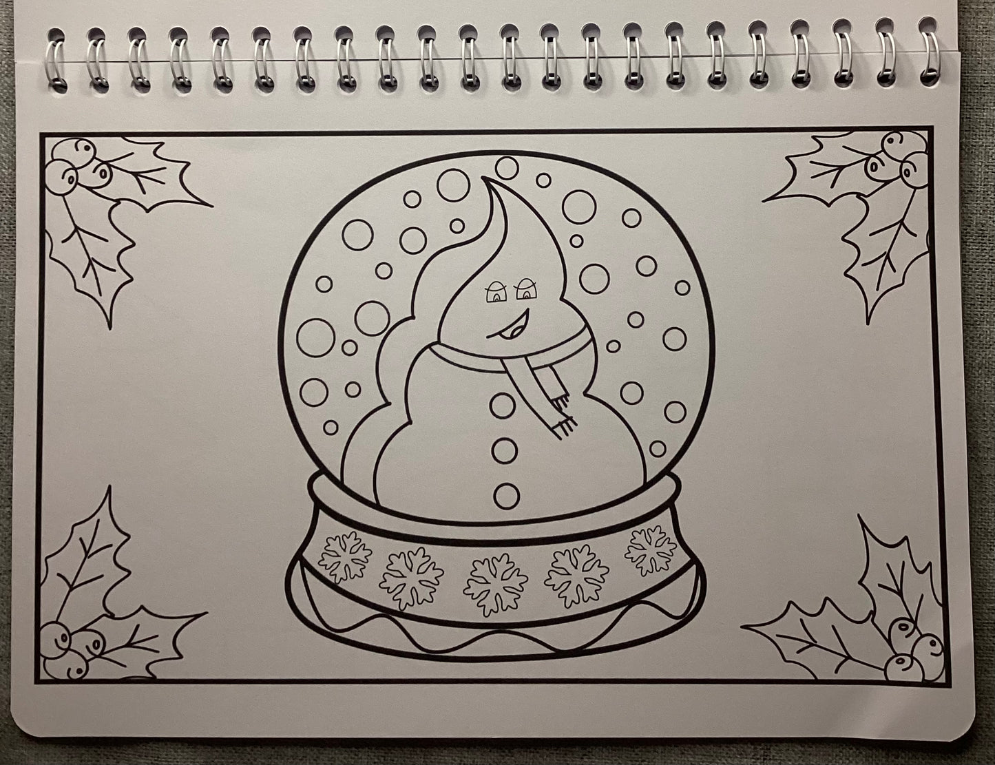 Christmas colouring book