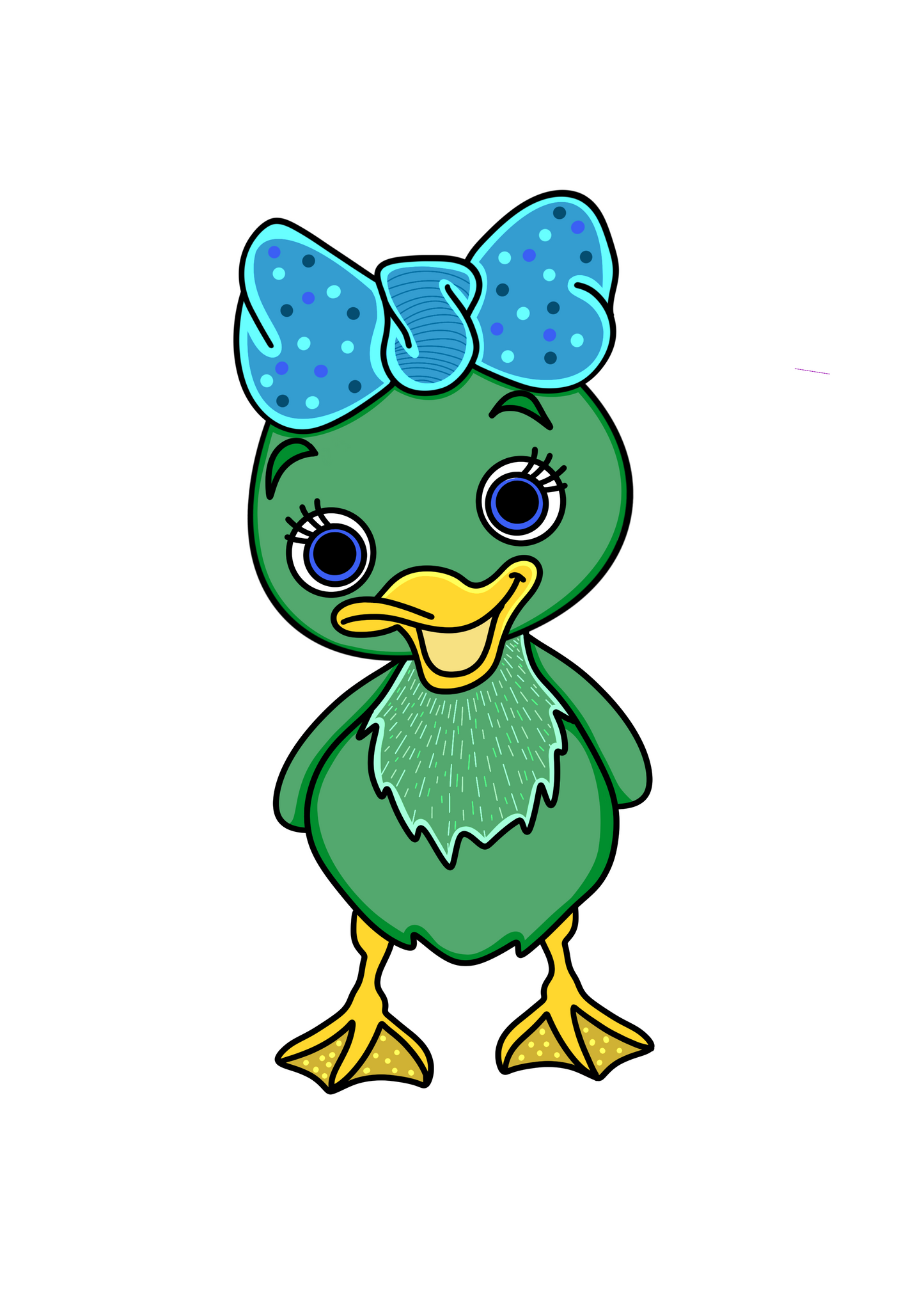 Little Miss Quack green