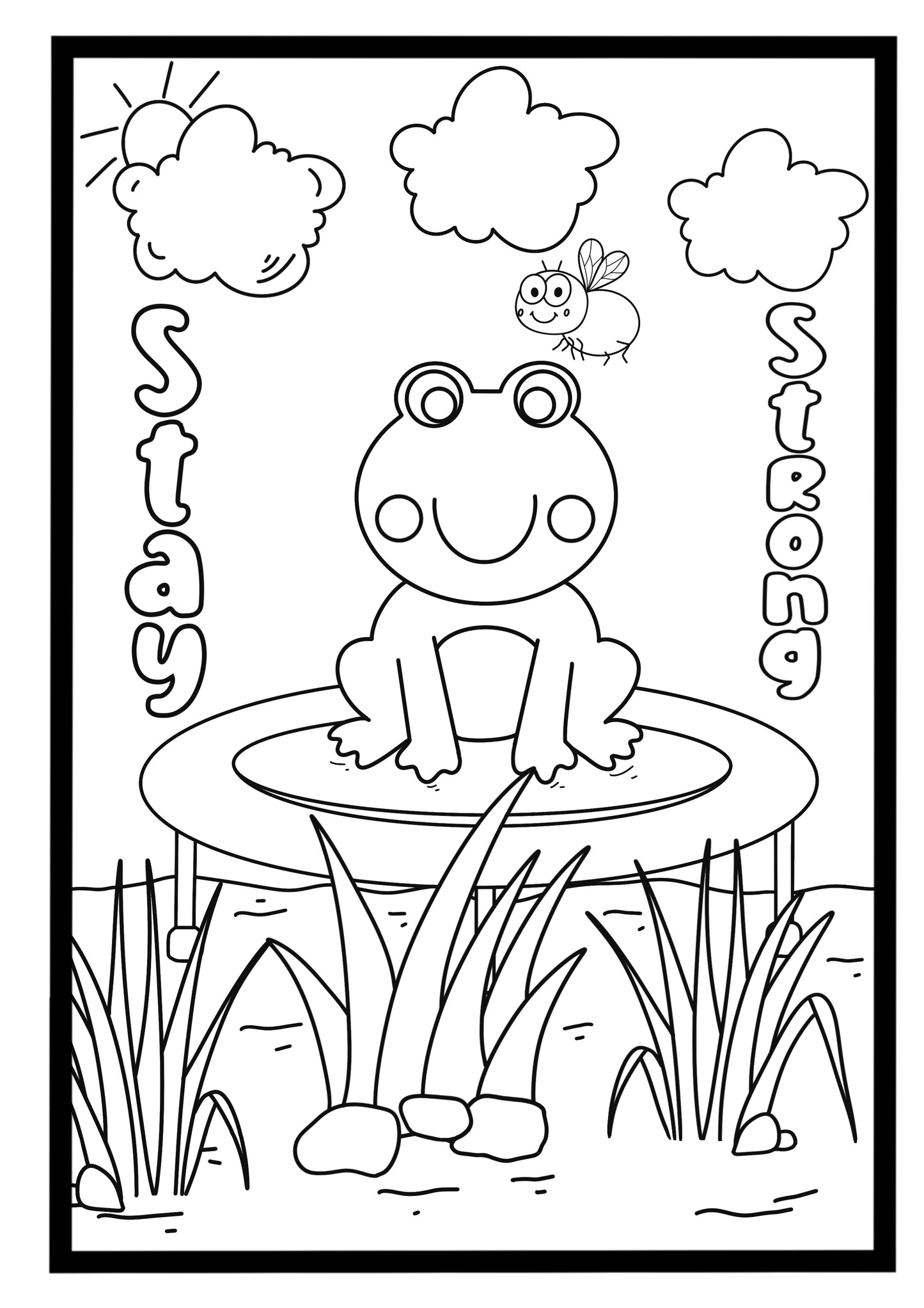 Free colouring page