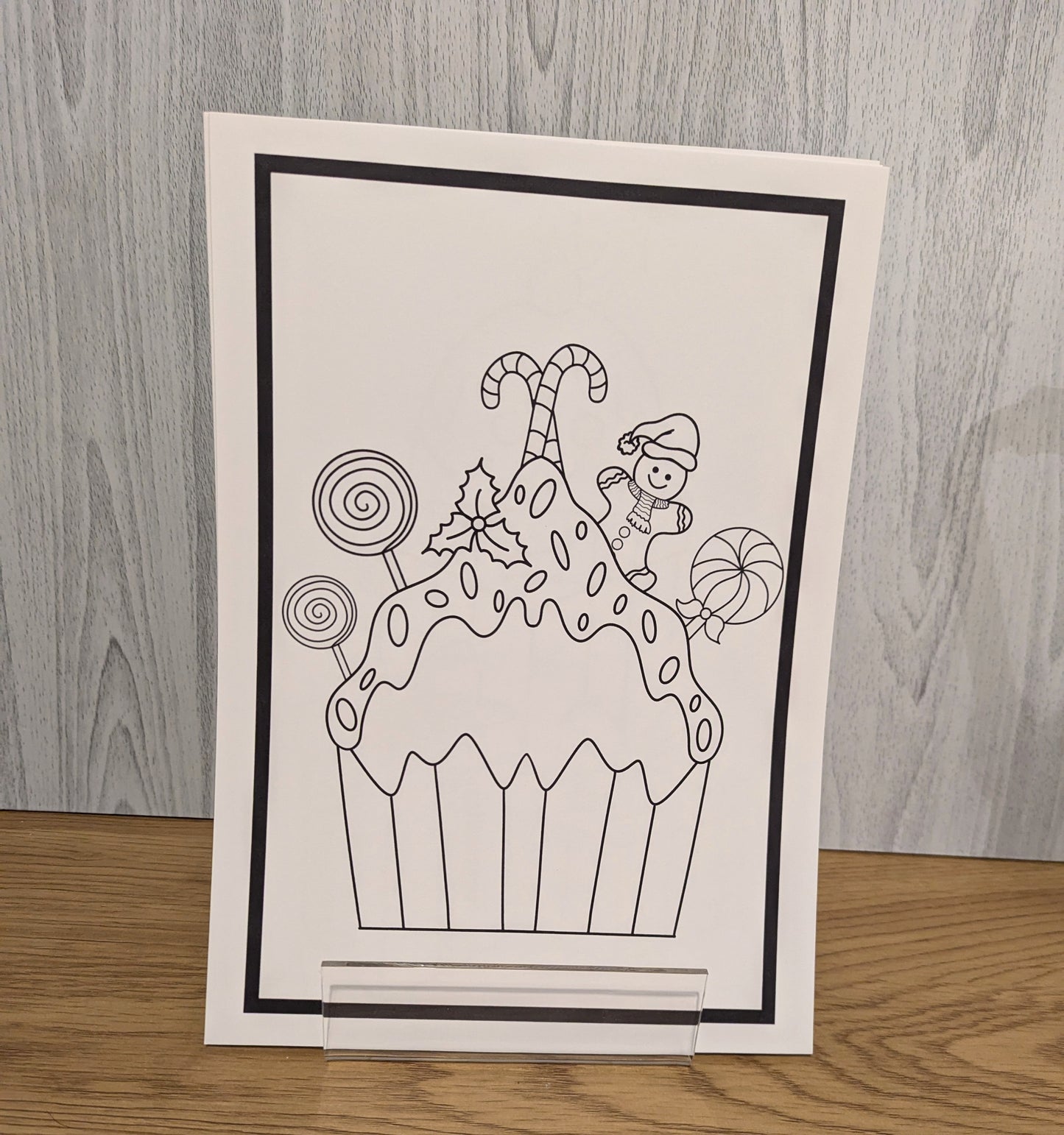 Christmas colouring pages pack of 6