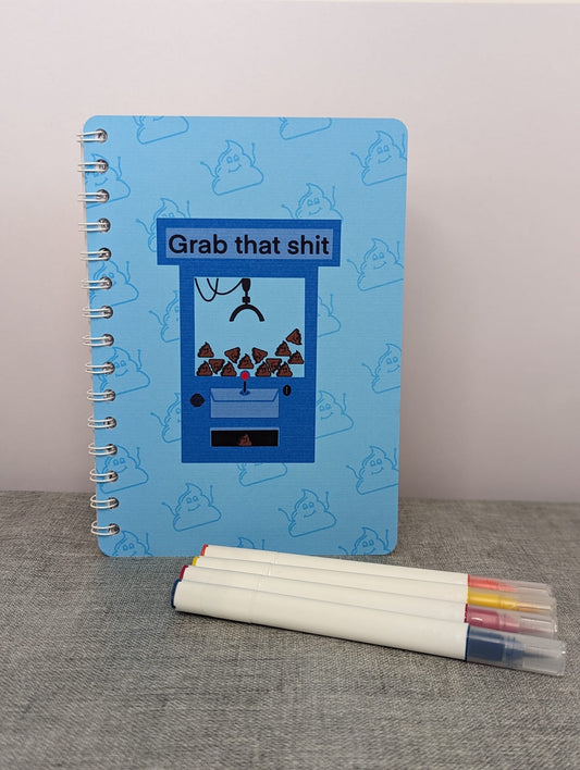 Grab That Shit Colouring Book For Adults A5 stom-a-bility